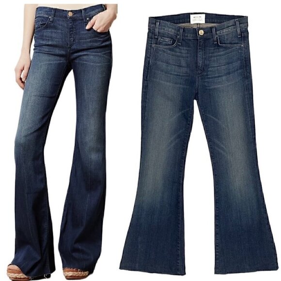 EUC Anthropologie McGuire Denim Majorelle Flare Jeans in Sleeping Gypsy - Sz 27 - Picture 1 of 10